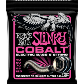 Ernie Ball 2737 5-String Cobalt Super Slinky Bass